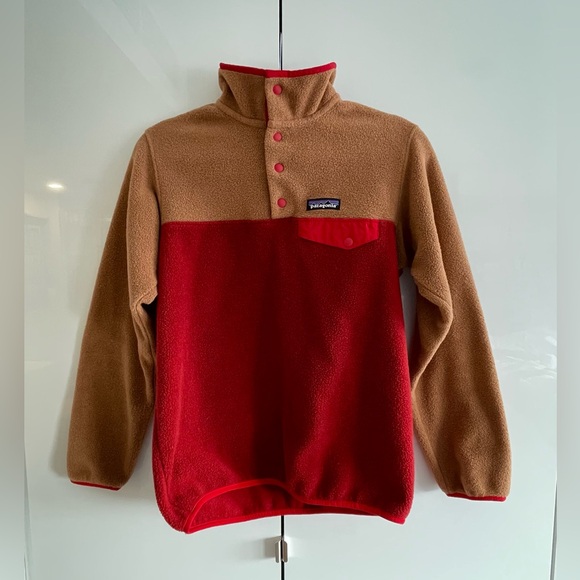Patagonia Sweaters - Women’s XS Patagonia Brown and Red Synchilla Sweater